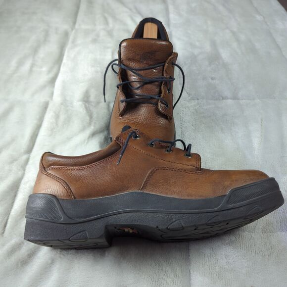 Red Wing Men's Steel Toe Model 6611 Made USA Work Shoes Size 9.5D Brown Leather - Picture 5 of 10